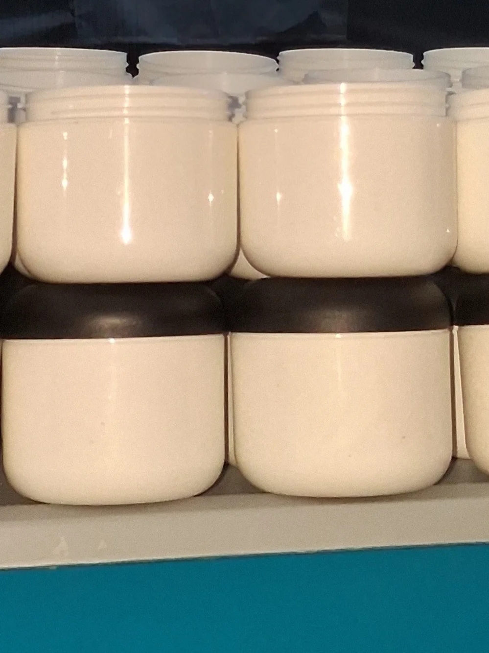 70 Storage Jars 35 with Black Lids – 4oz Organizers